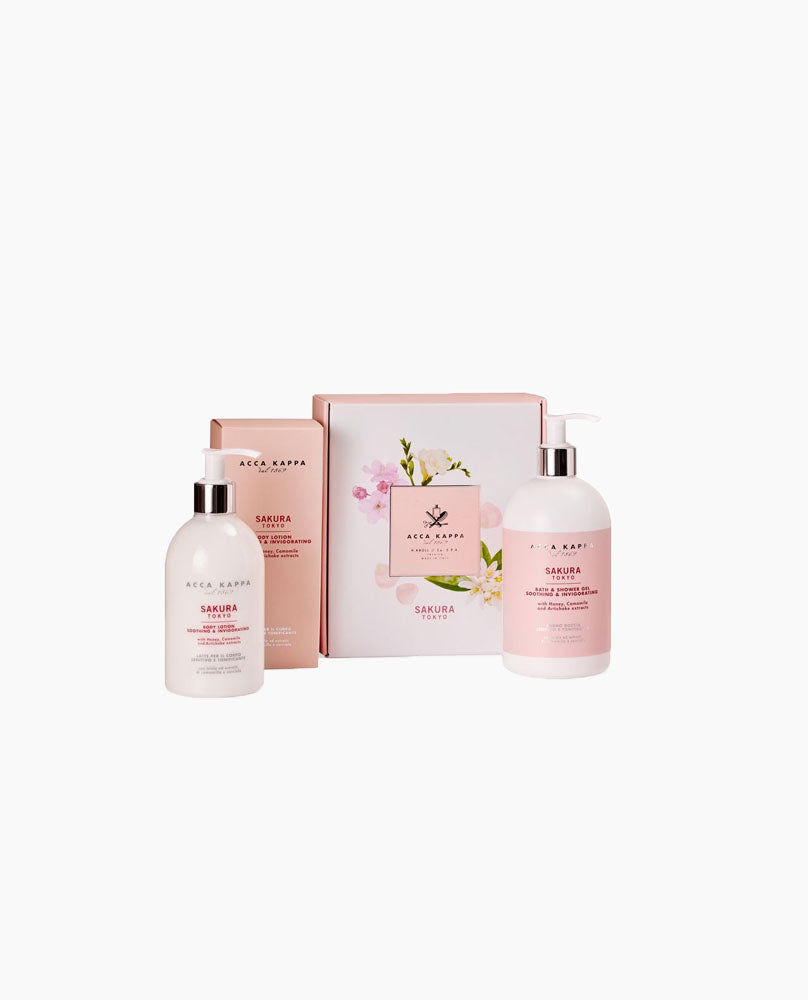 Sakura Tokyo Gift Set - Shower Gel & Body Lotion – Acca Kappa Canada