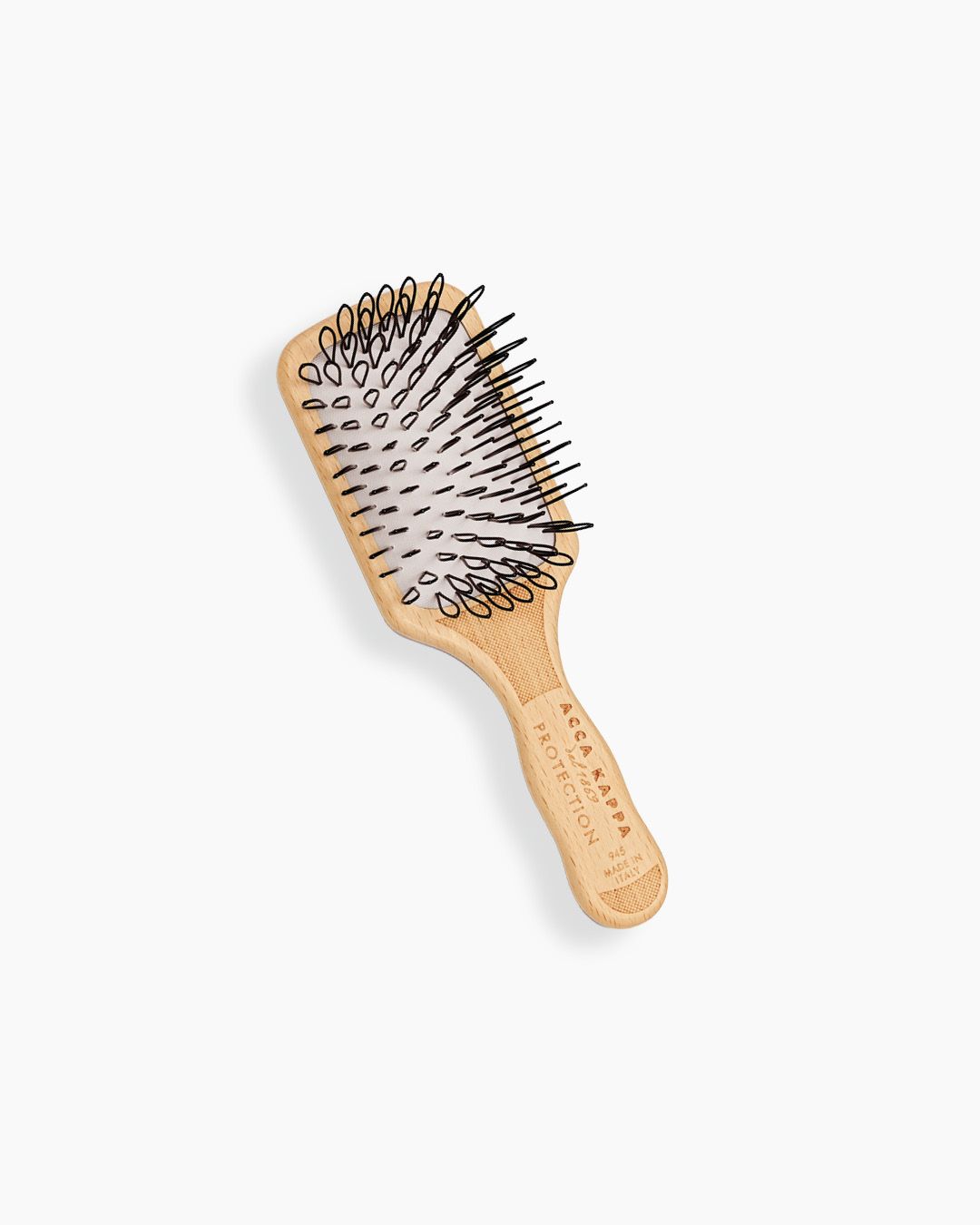 Brosse de protection en bois de hêtre - Filaments bouclés durs - Format voyage