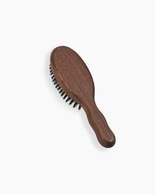 Brosse pneumatique en poils de sanglier et nylon - Format voyage