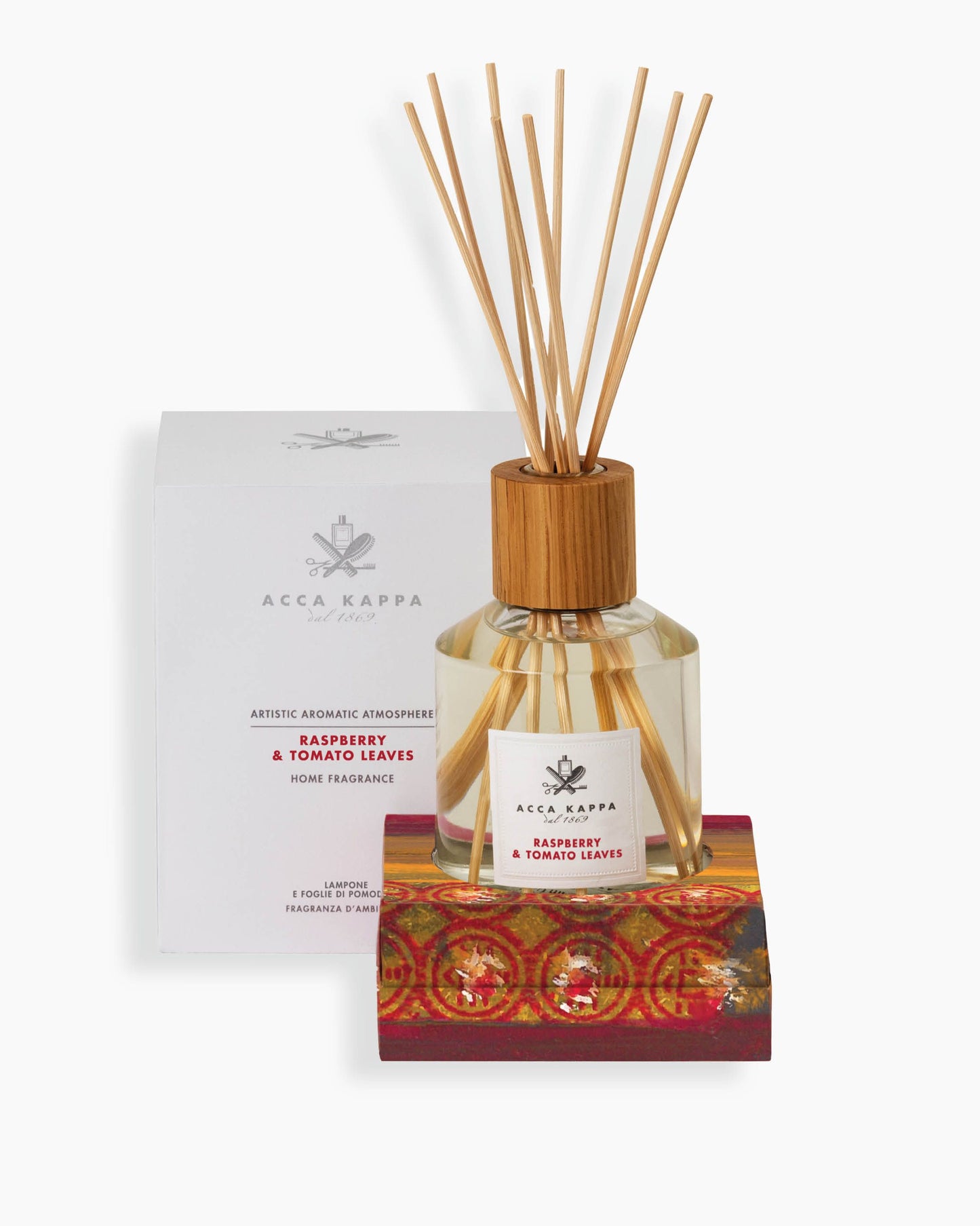 Diffuseur framboise et feuilles de tomate