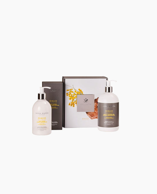Coffret cadeau Giallo Elicriso - Gel douche et lotion pour le corps