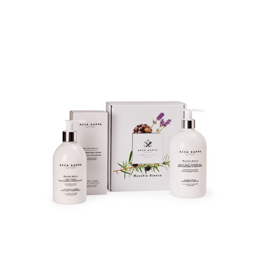 White Moss Gift Set- Shower Gel & Body Lotion