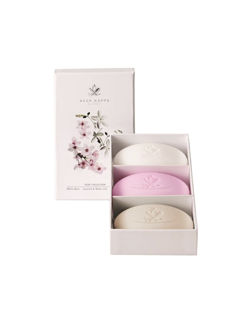 Coffret de savons - White Moss, jasmin et nénuphar, Sakura Tokyo